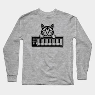 Synthesizer Cat Long Sleeve T-Shirt